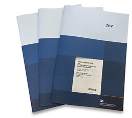 Booklets produced by R+V using their Smart-binder