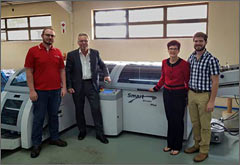Colourtech Management and representatives 
                from Ipex Machinery