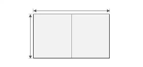 Smart-binder minimum and maximum lengths and widths